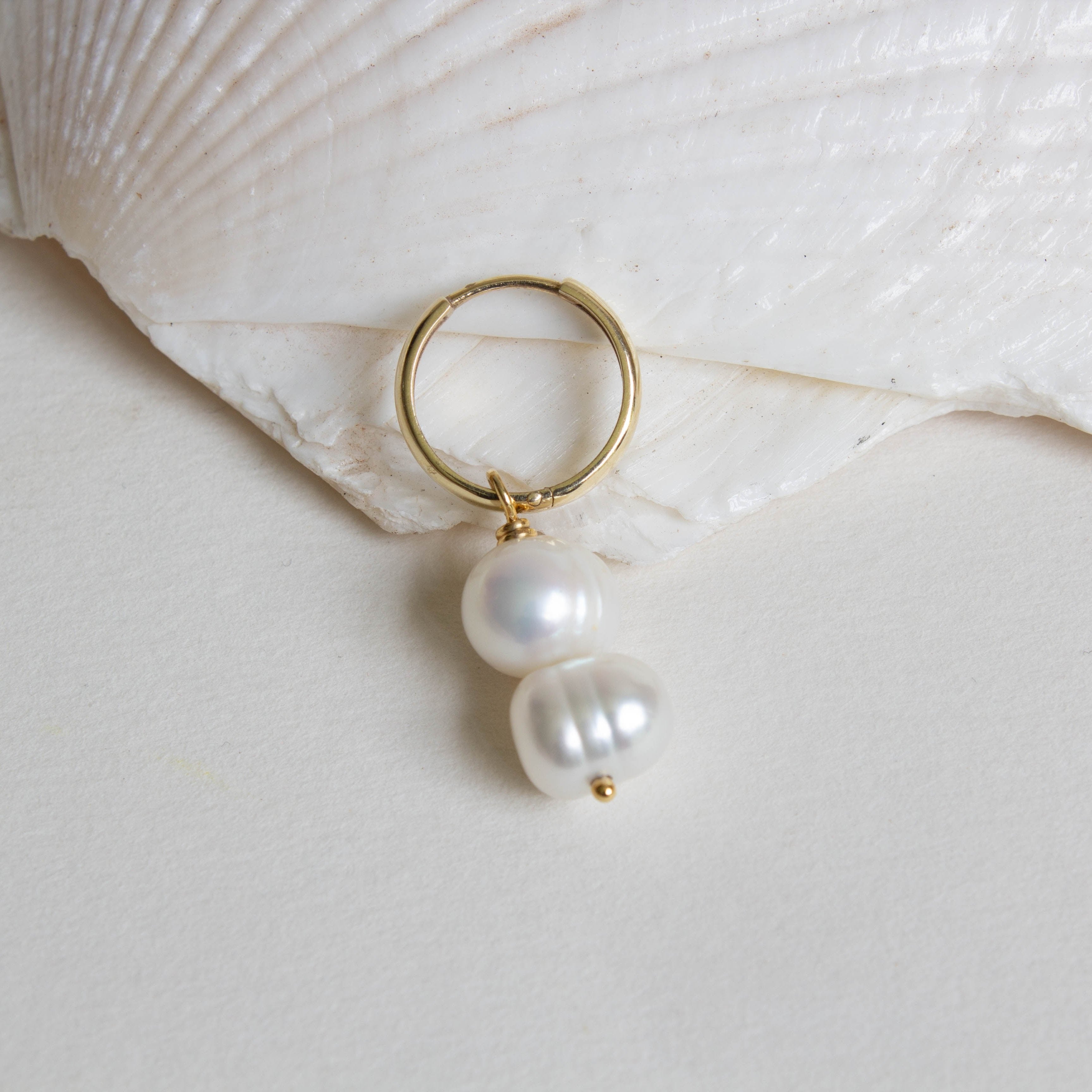 Double Pearl Charm